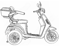 Scooters de movilidad de 3 ruedas