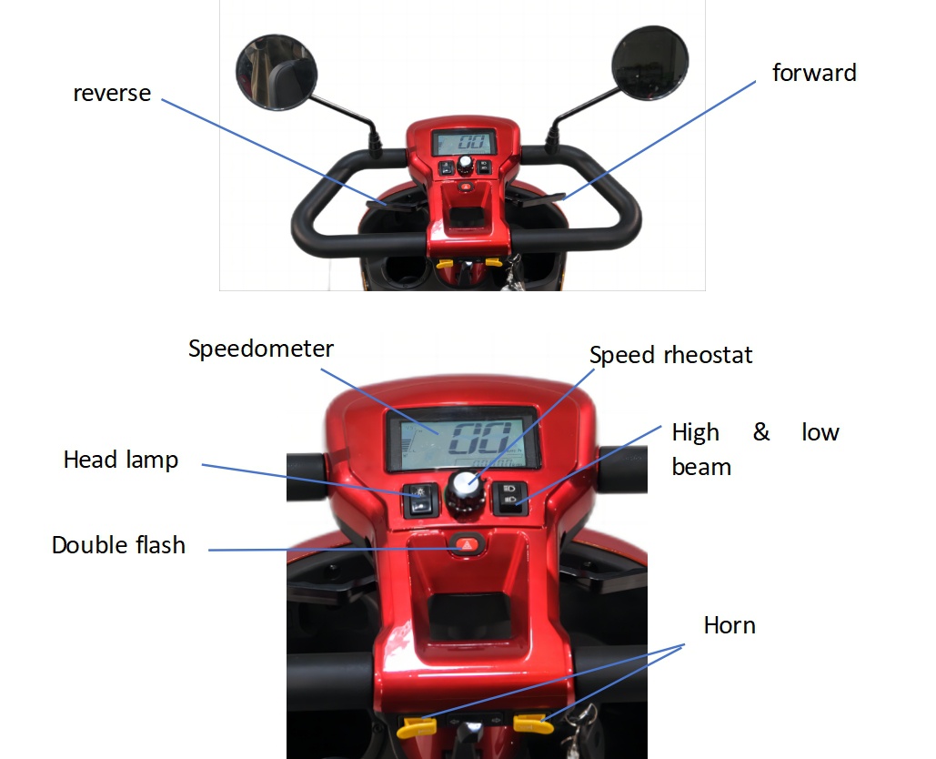 handicap electric mobility scooters