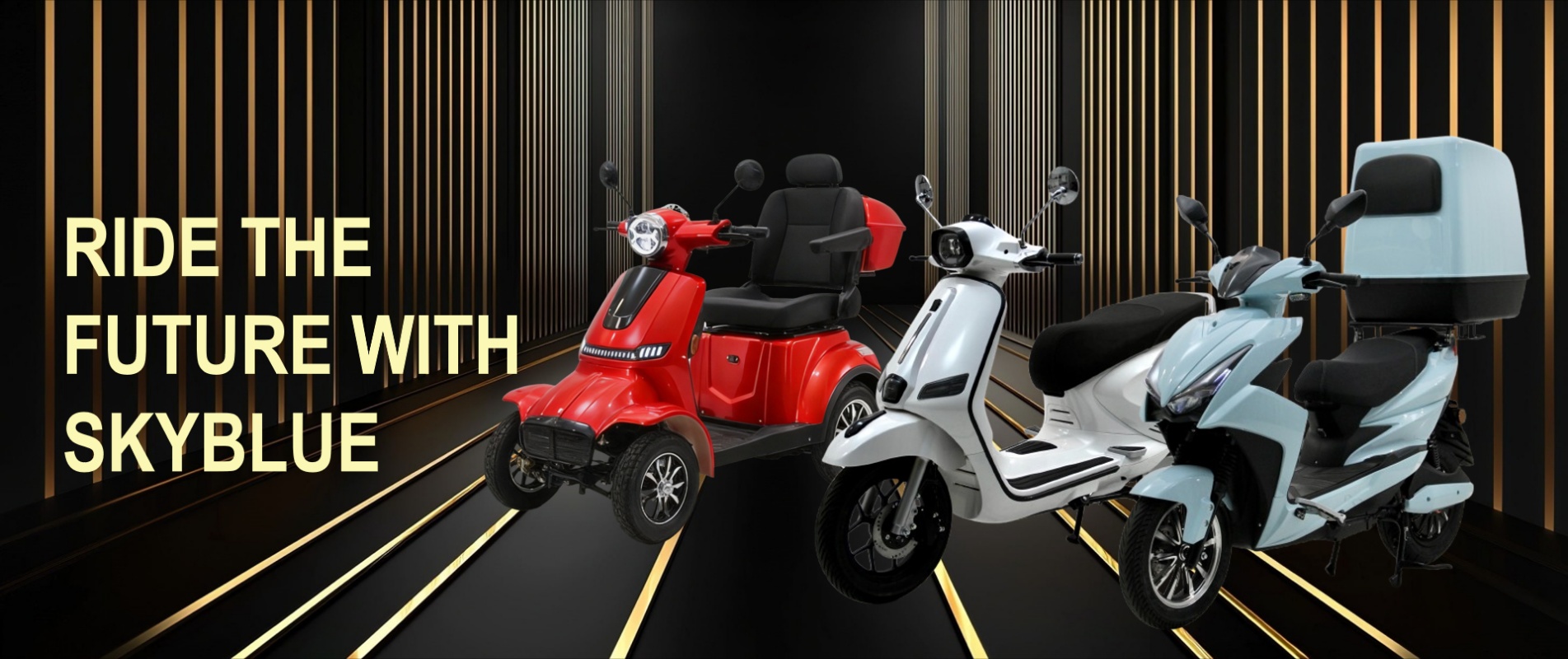 scooter de movilidad eléctrica para personas mayores